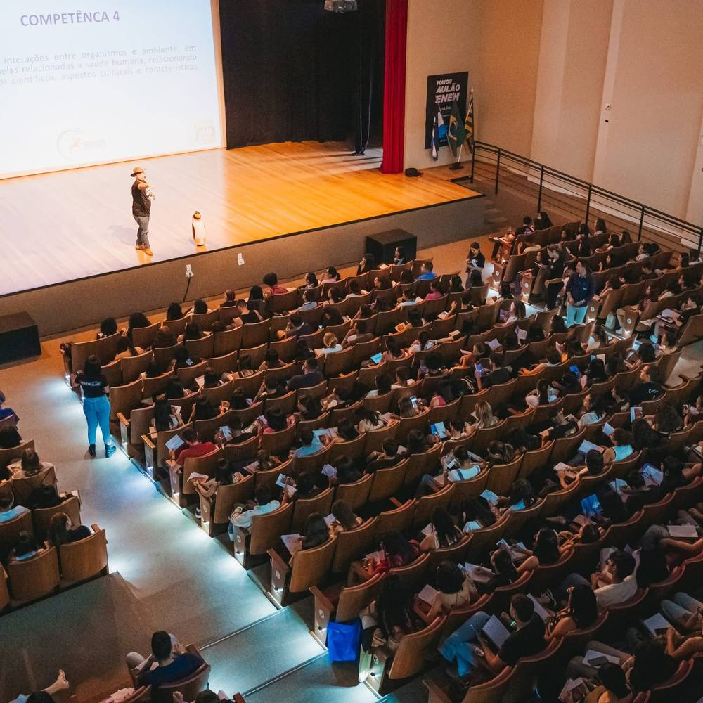 Auditório lotado em edição anterior do Aulão